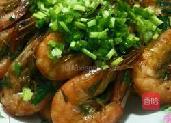 葱香椒盐对虾的做法图解6