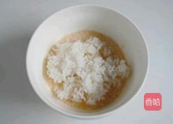 米饭鸡蛋饼的做法图解3