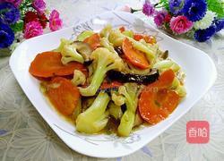 素烧菜花的做法图解10