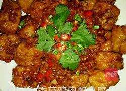 黄豆酱-香菇鸡肉酿豆腐的做法图解21