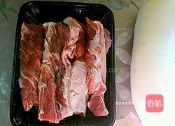 萝卜炖牛腩的做法图解1