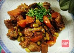 胡萝卜毛豆烧排骨的做法图解11