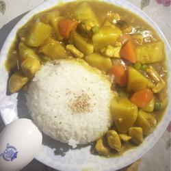 鸡块咖喱饭的做法[图]