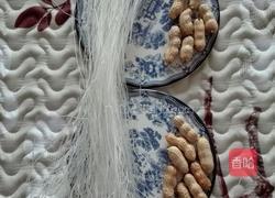 花生芝麻炒粉丝的做法图解1
