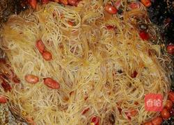 花生芝麻炒粉丝的做法图解9