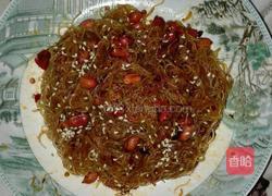 花生芝麻炒粉丝的做法图解10