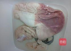 双椒肚丝的做法图解1