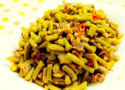 酸豆角炒鸡胗