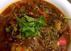 酸菜炖鸭血的做法图解9