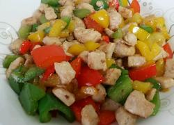 彩椒炒鸡丁