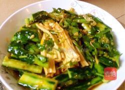 凉拌黄瓜腐竹的做法图解8