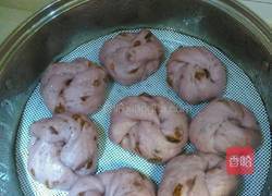 紫薯提子馒头的做法图解6