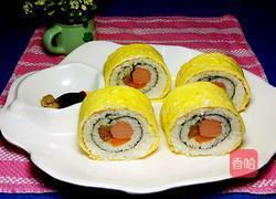 照燒牛柳蛋皮卷飯團的做法图解12