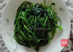 胡萝卜炒菠菜的做法图解5