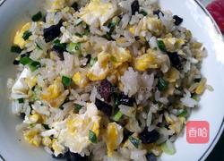 姜葱榄角炒蛋饭的做法图解10