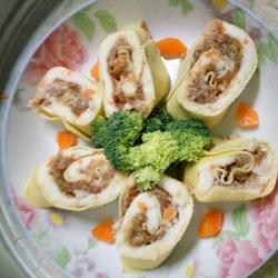 山药豆皮卷的做法[图]