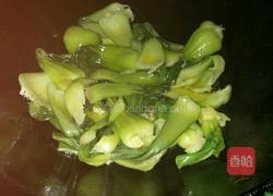 耗油肉丁油菜的做法图解5