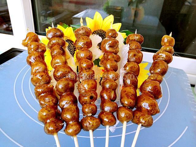 山药豆冰糖葫芦