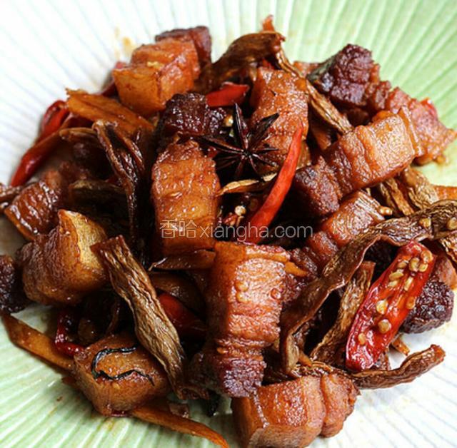 干豆角烧五花肉