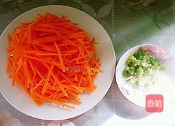 肉丁炒胡萝卜的做法图解3