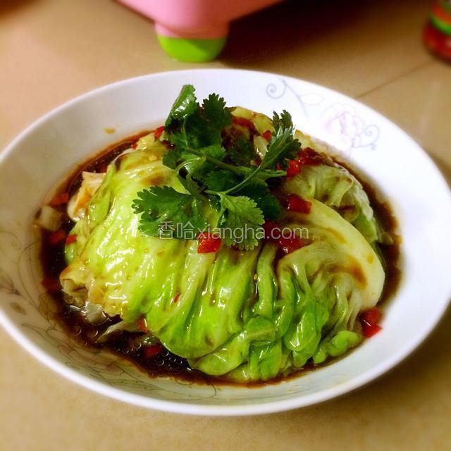 炝拌圆白菜