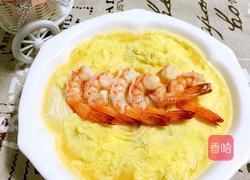 虾仁豆腐鸡蛋羹的做法图解8