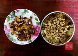 蒸红枣核桃糕的做法图解2