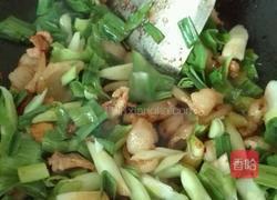 蒜苗炒肉的做法图解6