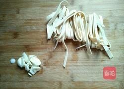 千张炒小白菜的做法图解2