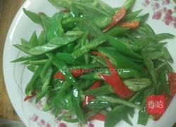 青椒炒肉丝的做法图解5
