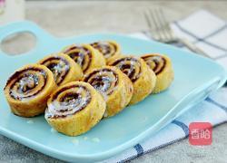 豆沙鸡蛋卷的做法图解9