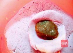 豆沙紫薯玫瑰花汤圆的做法图解8