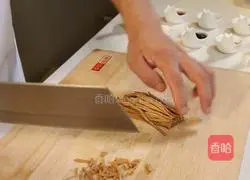 黄花木耳肉丁扒豆腐