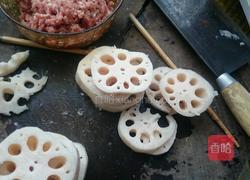 炸藕盒的做法图解2