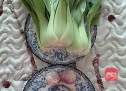 蒜蓉花生炒青菜的做法图解1
