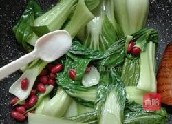 蒜蓉花生炒青菜的做法图解8