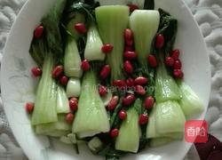 蒜蓉花生炒青菜的做法图解9