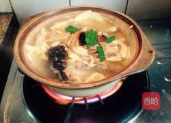 老鸭百叶木耳汤的做法图解8