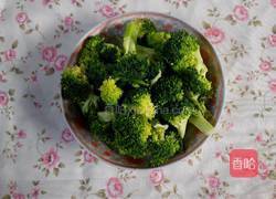 杏鲍菇炒西兰花的做法图解2