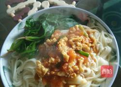 菠菜番茄鸡蛋盖浇面的做法图解4