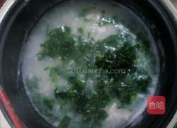 菠菜鸡蓉粥的做法图解5