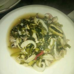 咸菜目鱼的做法[图]