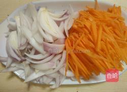 肉丝炒粉的做法图解3