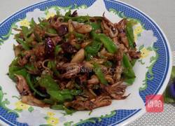 青椒炒乌贼的做法图解9