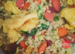 Vegetable Fried Rice Recipe Illustration 4