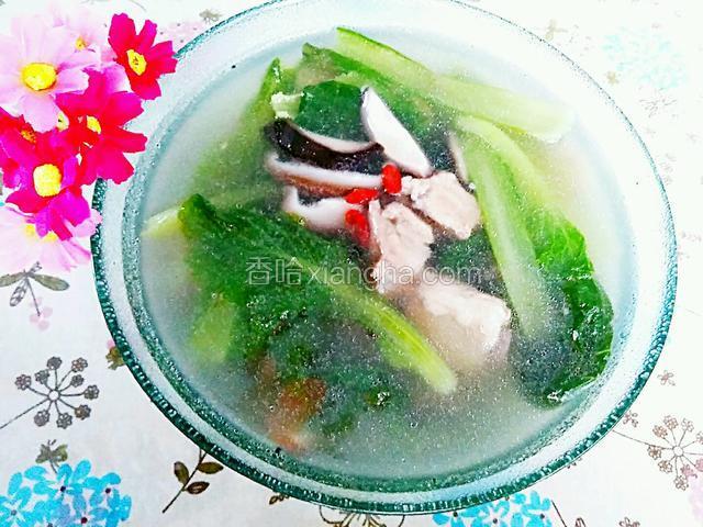 香菇白菜排骨汤