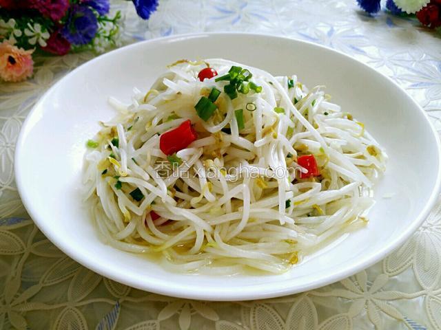 炝拌绿豆芽