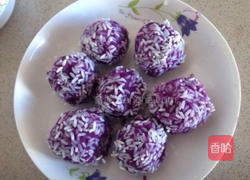 紫薯奶酪珍珠丸子的做法图解7