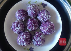 紫薯奶酪珍珠丸子的做法图解8