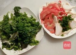 鸡腿菇炒油菜的做法图解2